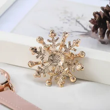 Европа и Америка Креативный-женская простая Рождественская Снежинка модельная брошь Лидер продаж аксессуары из сплава