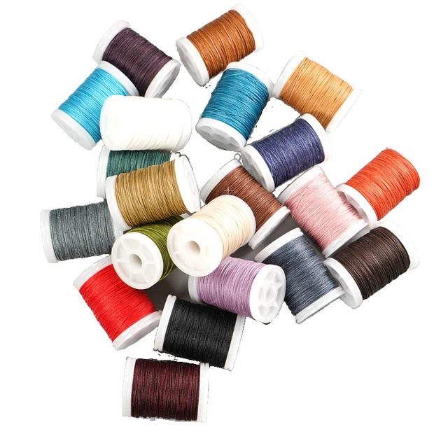 0.5mm Waxed Polyester Thread  0 5mm Waxed Polyester Thread - Waxed  Polyester Cord - Aliexpress
