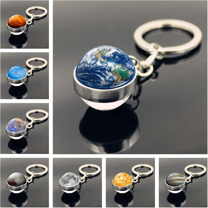 car Solar Keyring Keychain Moon Earth Sun for Renault Latitude Laguna Frendzy DeZir Safrane ZE Megane Kadjar R-Space |