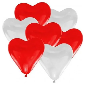 

Wedding Balloons Hen Party Decor Inflatable Balloons Latex Heart Shape Balloons for Wedding Anniversary Party 50 Pcs
