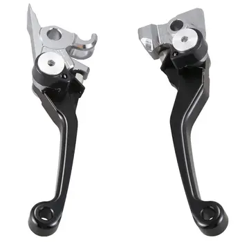 

2Pcs Motorcycle Brake Lever Handle CNC Motorcycle Clutch Brake Lever Handle Black for KTM 250EXC 300EXC 450EXC