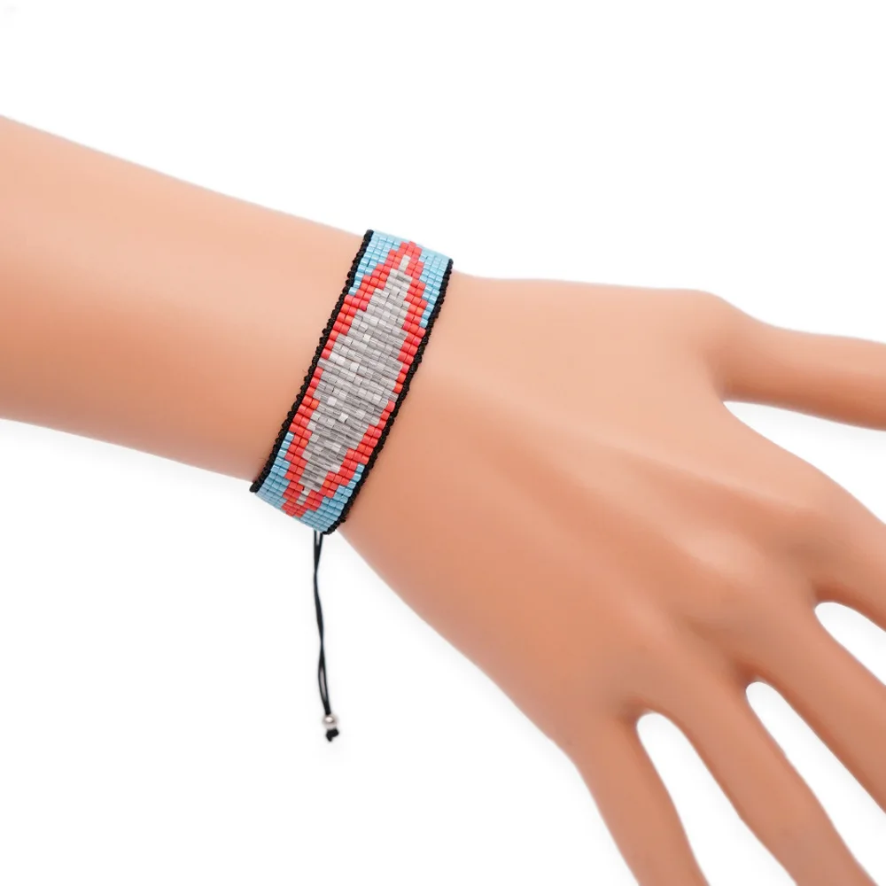 Boho MIYUKI бисер браслет женский MIYUKI Joyeria Турецкий Дурной глаз браслет Летний пляж Ювелирные изделия Браслеты Mujer ручной работы