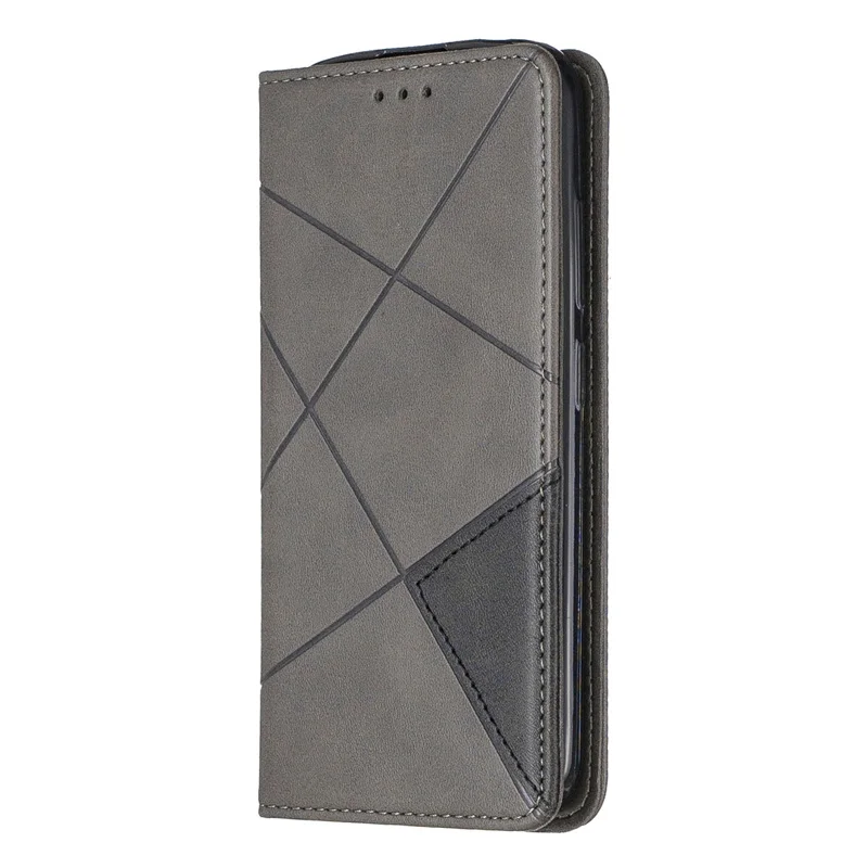 Кожаный чехол-бумажник с крышки для samsung Galaxy A50 SM-A505FN A70 A40 A30 A20 A10 A20E A10E S10 S10 S9 J6 J4 Plus M10 A7 чехол - Цвет: Серый