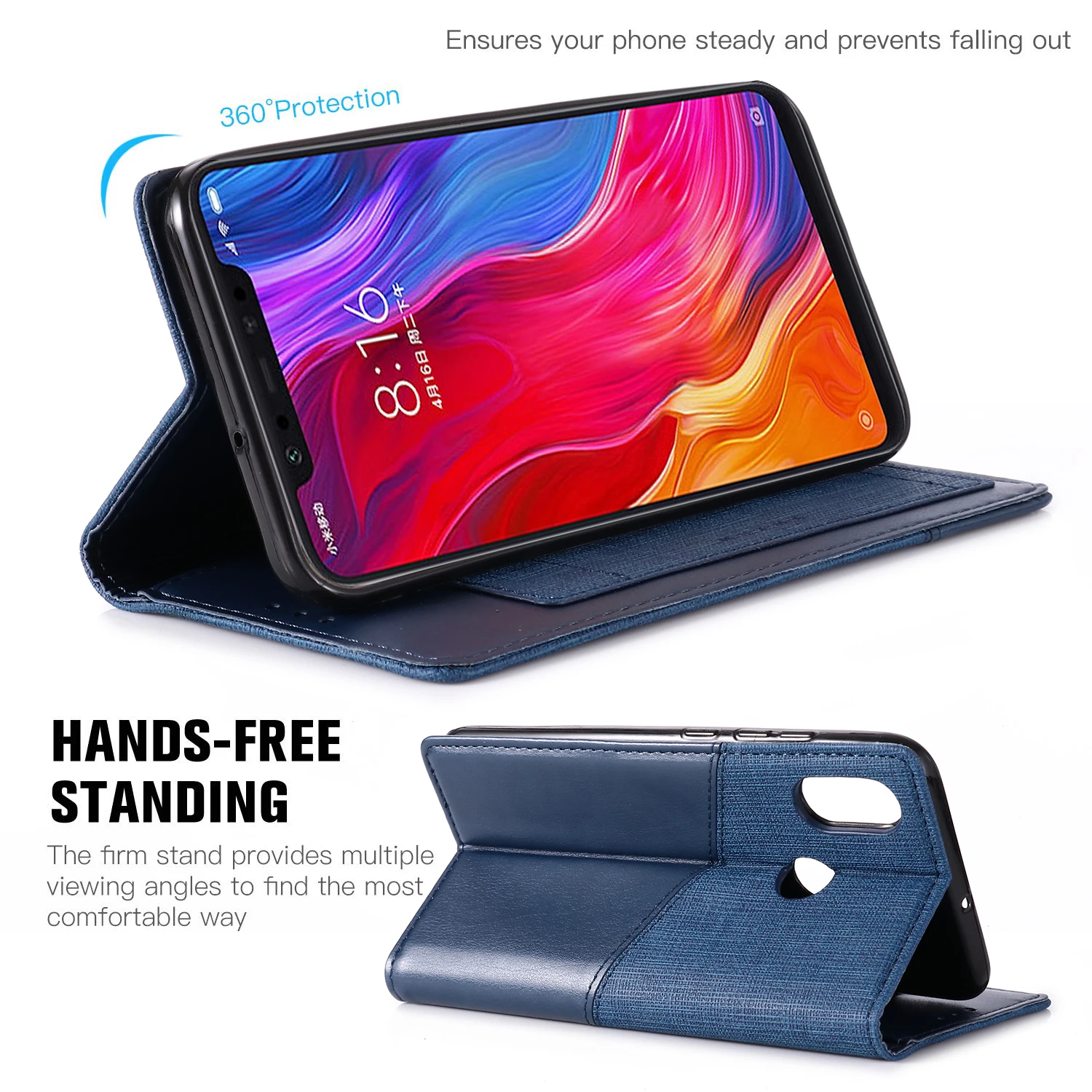 Кожаный чехол с откидной крышкой для mi 7A K20 Note 6 Pro Note 7 5 Pro для Xiaomi mi 6X8 9 Max 2 Pocophone F1 Чехол-кошелек с подставкой для карт