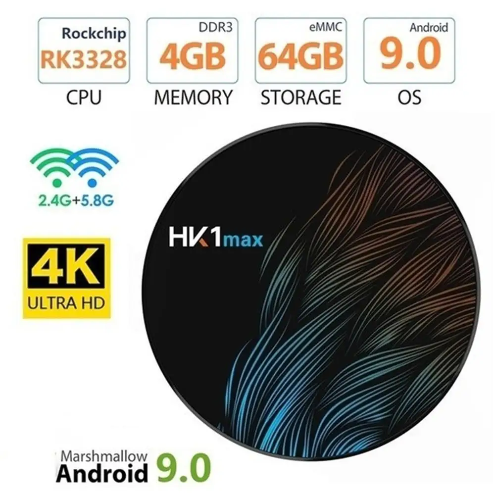Kuulee HK1 Max Smart tv Box Android 9,0 4 Гб 128 Гб 64 Гб 32 Гб Rockchip 4K Wifi Netflix телеприставка медиаплеер Android 9 коробка