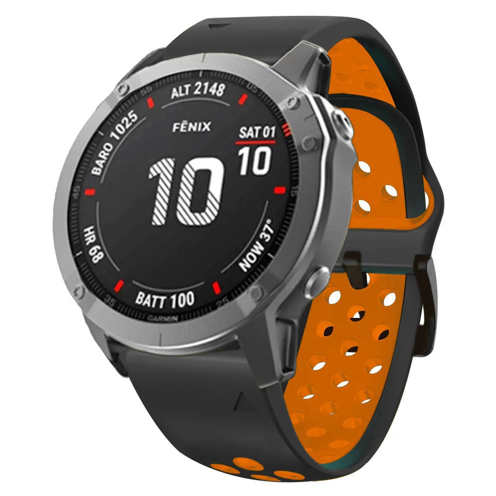Ремешок силиконовый для QuickFit Garmin Fenix 7X 7 6 6XPro 5X 5 Plus 3HR Forerunner  945 935/быстросъемный ремешок для часов 22 26 мм | Электроника | АлиЭкспресс