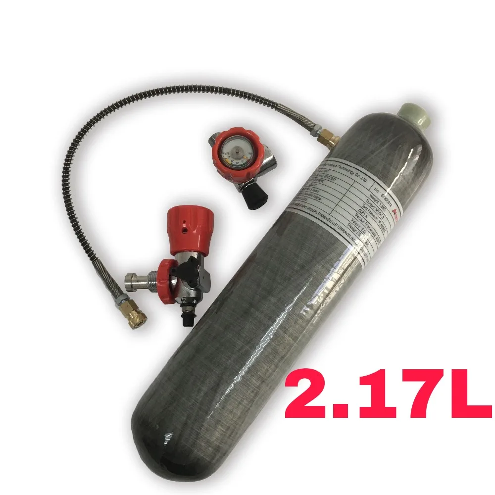 Acecare 2L/2.17L Scuba Tank Pcp Air Tank 4500psi Airforce Condor Pcp Air Rifle Hpa Airsoft Airgun 300bar Carbon Fiber Cylinder electric smoke detector