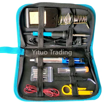 

Manual Electric Soldering Iron Kit Complete Set of Circuit Board Repair Tools European American National Standard Soldering Iron