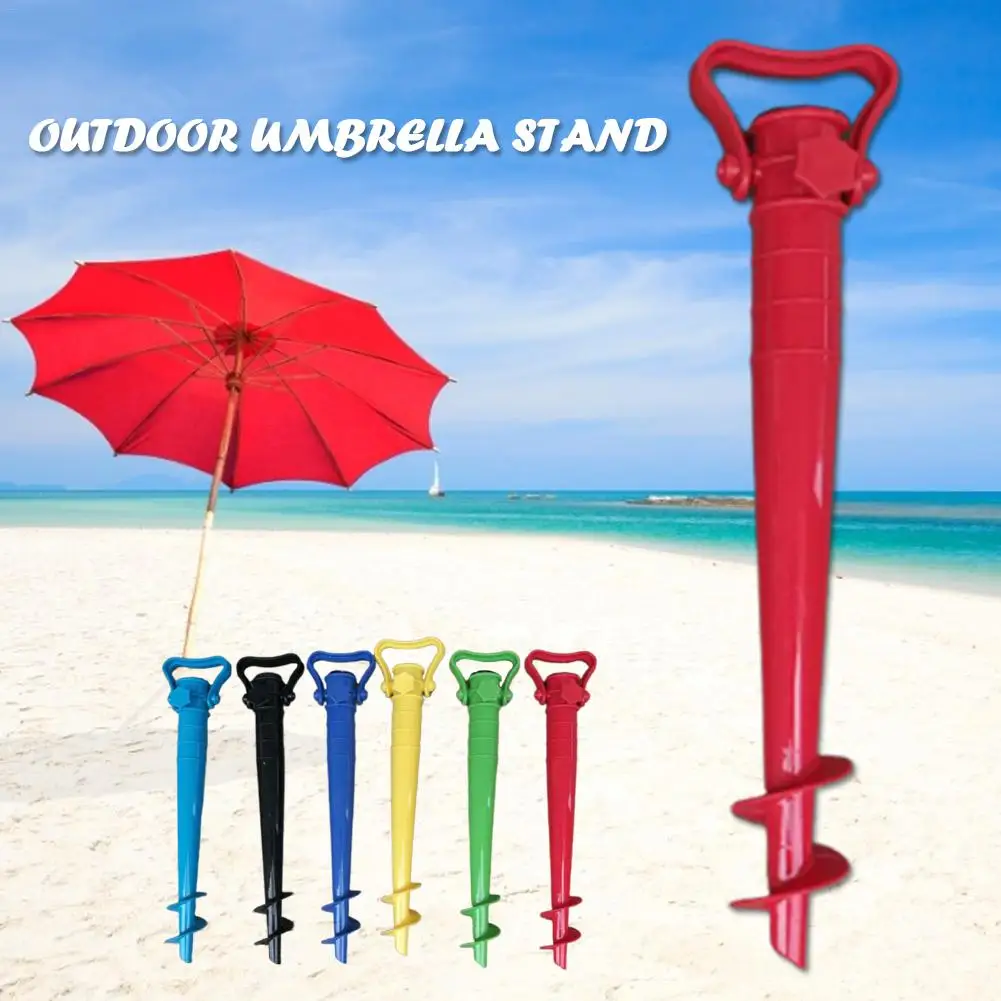 

6pcs New Heavy-Duty Cantilever Offset Patio Umbrella Stand Beach Umbrellas Accessories Easy-Fill Spouts For Sand Portable