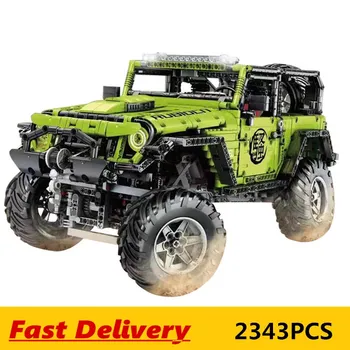 

2343PCS Technic Car Model The MOC-5140 Green SUV Off-road truck Model Building Blocks Assembly Bricks Kids Toys Christmas Gifts
