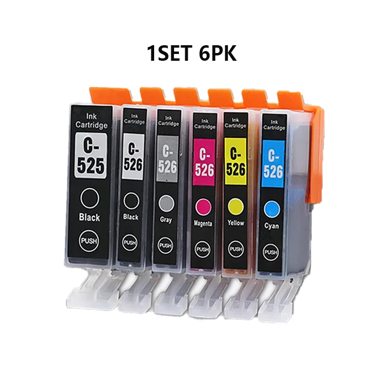 Cartuchos de Tinta Asw para Impressora Canon 3conjunto Pgi525 Pgi 526 Ip4850 Pixma Ix6550 Mg5150 Mg5250 Mg6150 Mg8150 Mx85 Mg5350 - Imagem 3