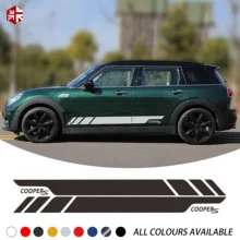 *#Best Price 2 Pcs Car Styling Cooper S Graphics Vinyl Decal Racing Door Side Stripes Sticker For MINI Cooper S Clubman F54 JCW Accessories *#Best Price 2 Pcs Car Styling Cooper S Graphics Vinyl Decal Racing Door Side Stripes Sticker For MINI Cooper S Clubman F54 JCW Accessories