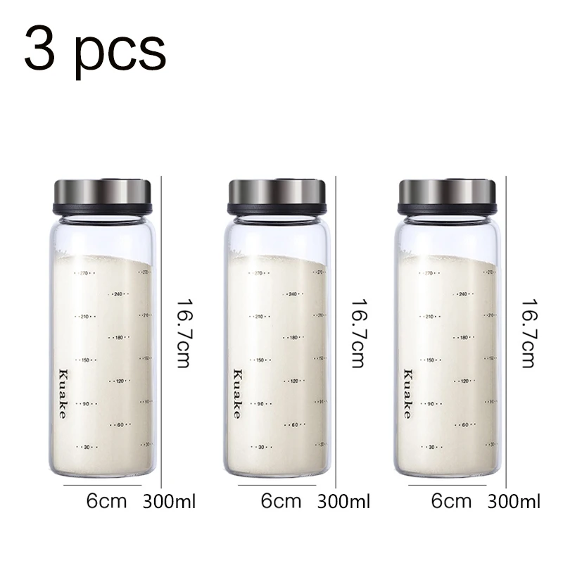 Set de sticle de condimente sigilate, model cu mai multe găuri, borcan de condimente de sticlă, sare de bucătărie, accesorii de bucătărie rezistente la umiditate