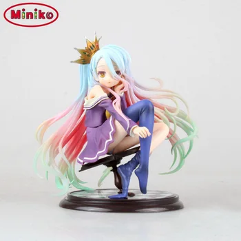 

Anime No Game No Life Figure Shiro Figures PVC Toys Sexy Girl Garage Kit Brinquedo 1/8 Scale Dolls Garage Action Figure Toy