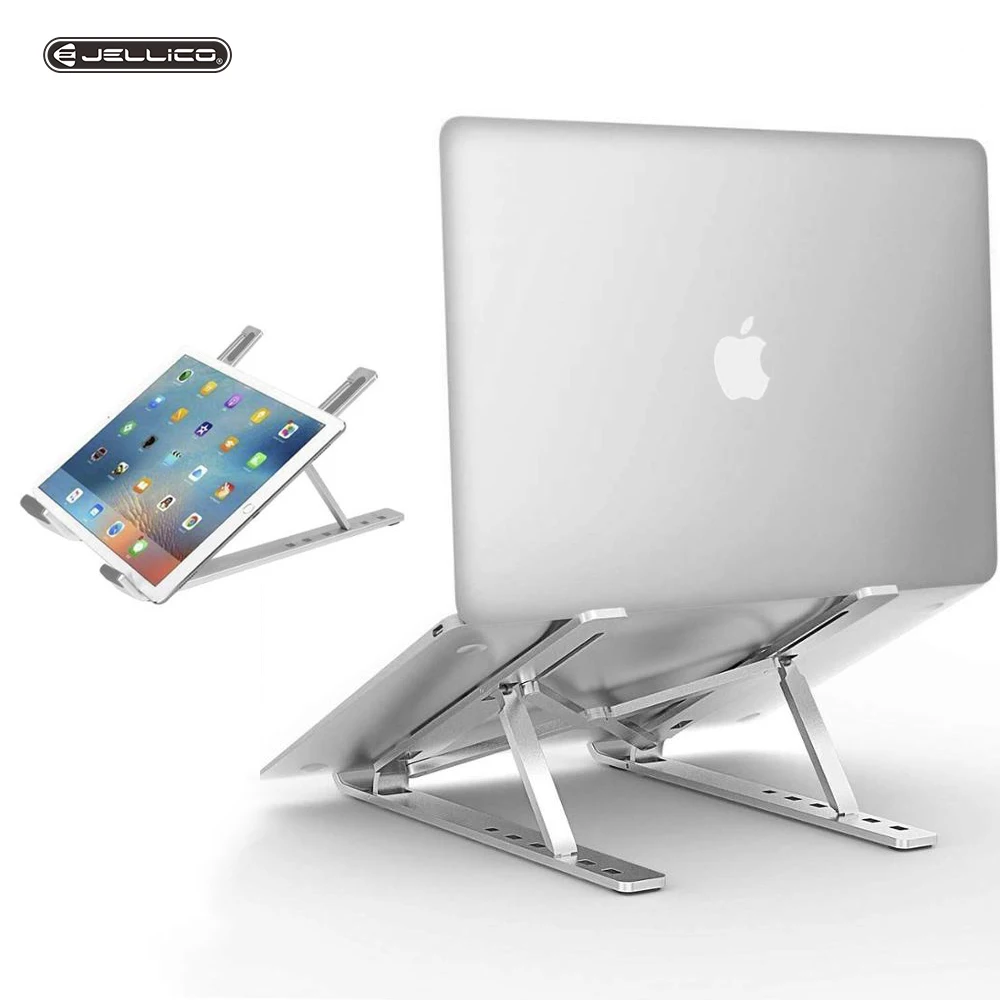 Портативная подставка для ноутбука Jellico складная Macbook Pro алюминиевый охлаждающий
