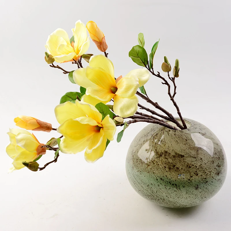 Цветная стеклянная ваза для свадебного украшения, домашний декор, настольные вазы для цветов, стиль русалки, Террариум, прозрачный