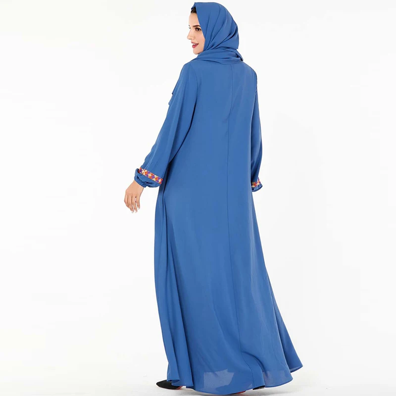 Vestidos Compridos Дубай Абая Кафтан Марокко Арабский мусульманский длинное платье Турция Кафтан турецкие платья Хиджаб халат Musulmane Arabe