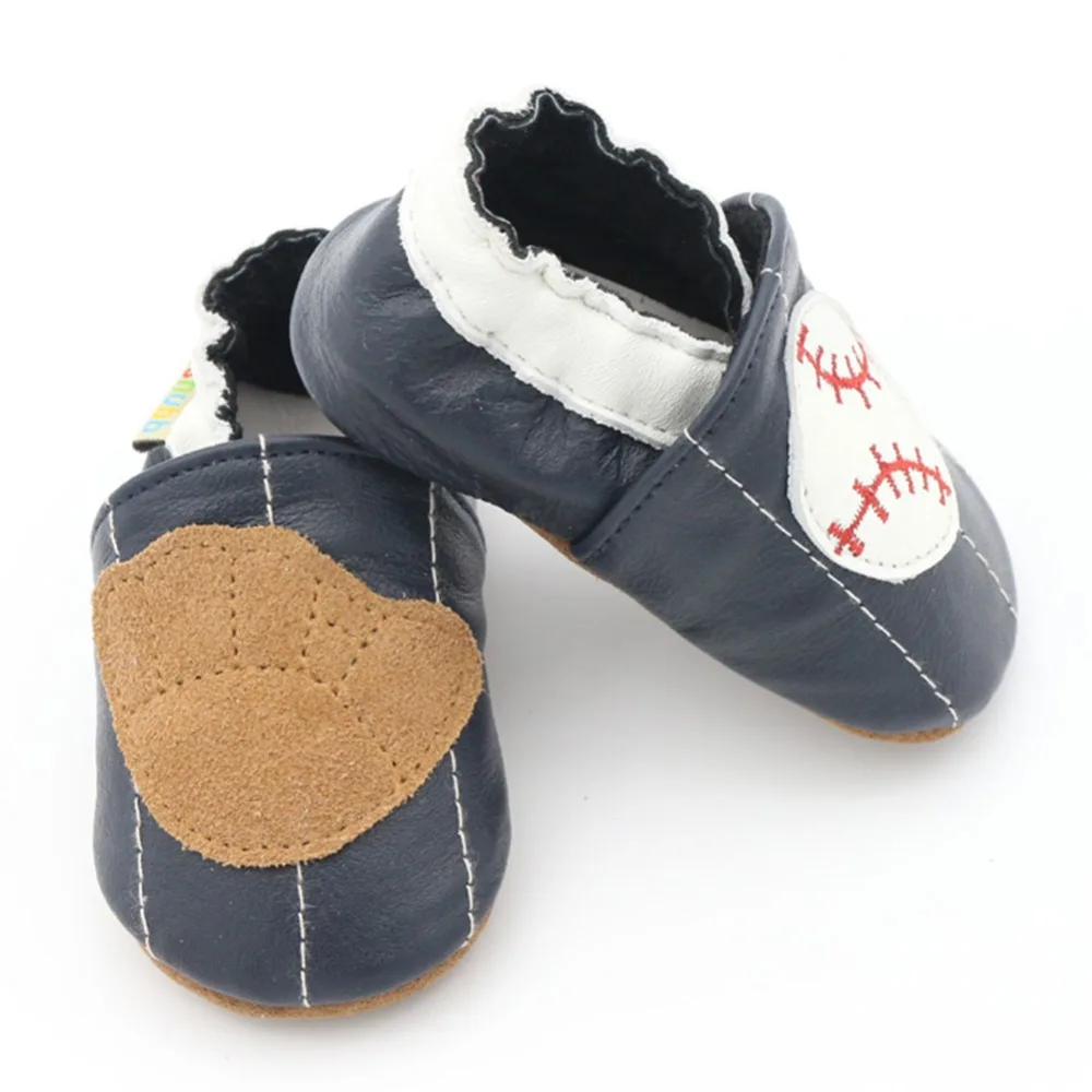 Нескользящая детская обувь из мягкой натуральной кожи для маленьких мальчиков и девочек; мокасины для малышей; тапочки; обувь для первых шагов