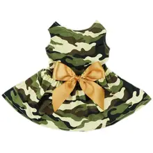 Топ-модная армейская зеленая камуфляжная одежда для собак камуфляжная рубашка жилет удобная одежда M код