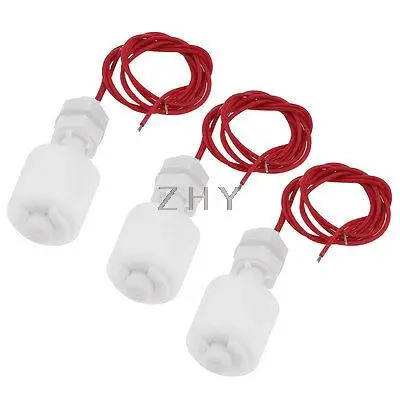 

3 x ZP4510 White Plastic Liquid Water Level Sensor Float Floating Switch