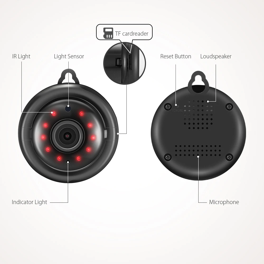 DIGOO DG-MYQ 2,1 мм объектив 720P беспроводной мини wifi ночное видение умный дом безопасности ip-камера Onvif монитор детский монитор