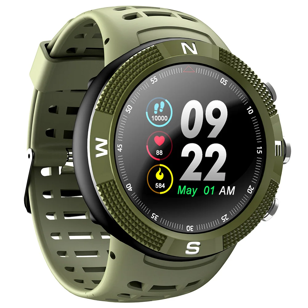Waterproof GPS Smart Watch F18 Color Screen Big Battery Hear Rate Monitor Men Women Sport Smartwatch Waterproof GPS Smart Watch F18 Color Screen Big Battery Hear Rate Monitor Men Women Sport Smartwatch