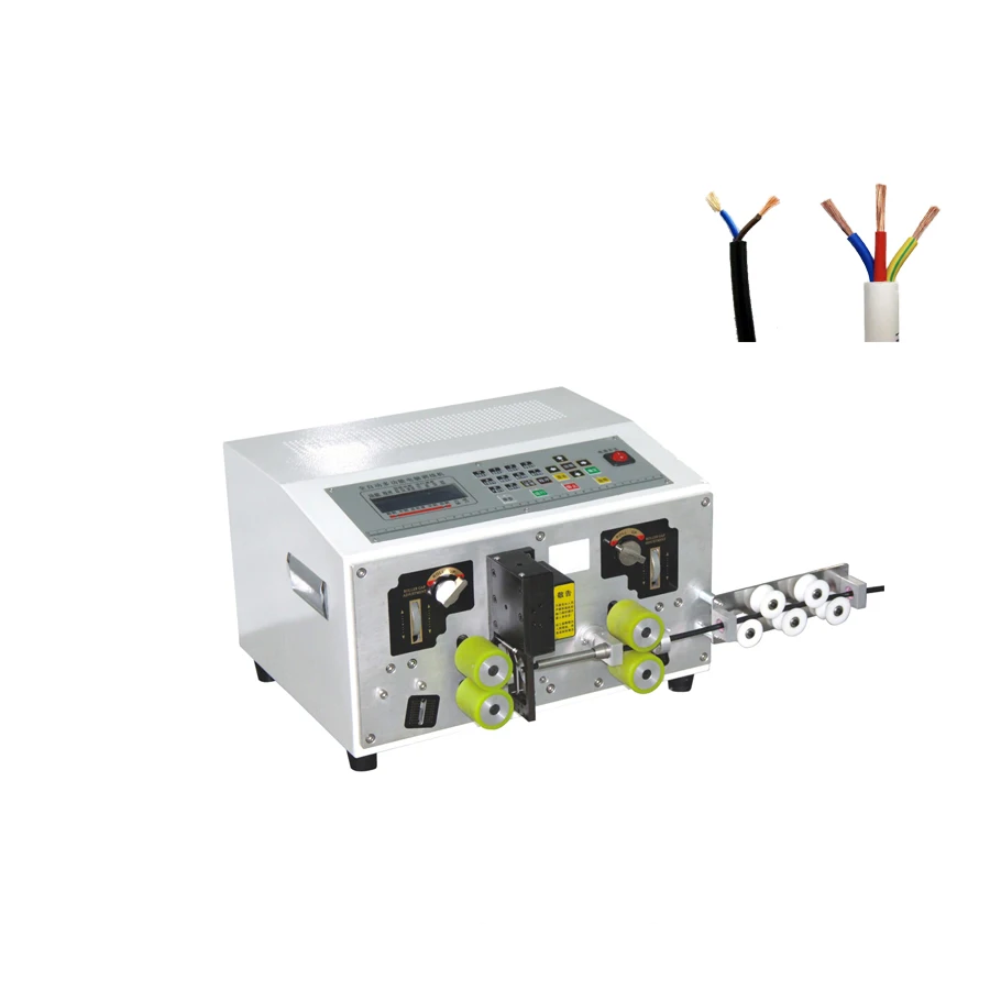 US $1.530.00 Full automatic stripping machine 2core 3 core 4 core 5core sheathed cable cutting stripping machine with factory price