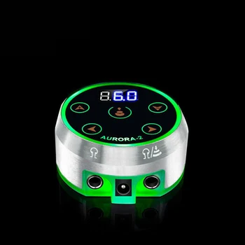 

Mini AURORA II LCD Tattoo Power Supply with Power Adaptor for Coil & Rotary Tattoo Gun Machines Professional