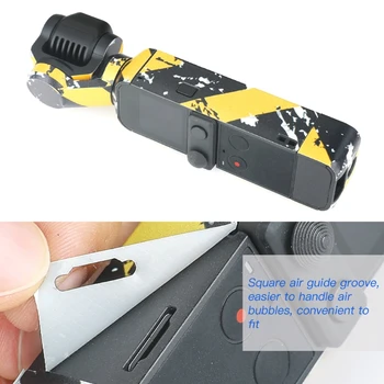 Kolorowe naklejki na DJI OSMO POCKET 2 technologia wzór gradientowy naklejki na Osmo Pocket 2 kardana ręczna tanie i dobre opinie XINYUANSHUNTONG For Osmo Pocket 2 Handheld Gimbal CN (pochodzenie) Akcesoria Zestaw Zestaw paper