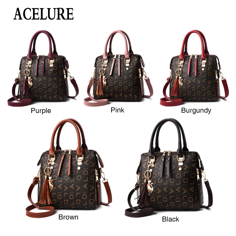 Модная женская сумка, сумка на плечо, Роскошная сумочка, женская сумка, дизайнерская женская сумка высокого качества, сумка-мессенджер, Геометрическая Сумка ACELURE