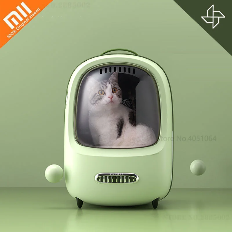 

Xiaomi PETKIT Cat Bag Cat Backpack Out Portable Space Capsule Pet Double Shoulder Bag Transparent Breathable Cat Dog Supplies