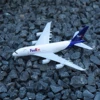 1:400 Scale Metal  Aircraft Model Replica Fedex Cargo 6" Aviation Diecast Home Office Decoration Miniature Toys 5