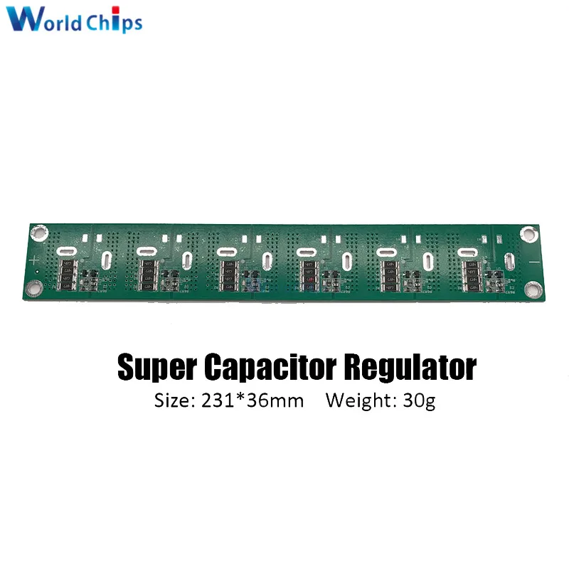 2 5 3V 360F 400F 500F 700F 6 шт./компл. однорядные супер фарадный конденсатор с алюминиевой