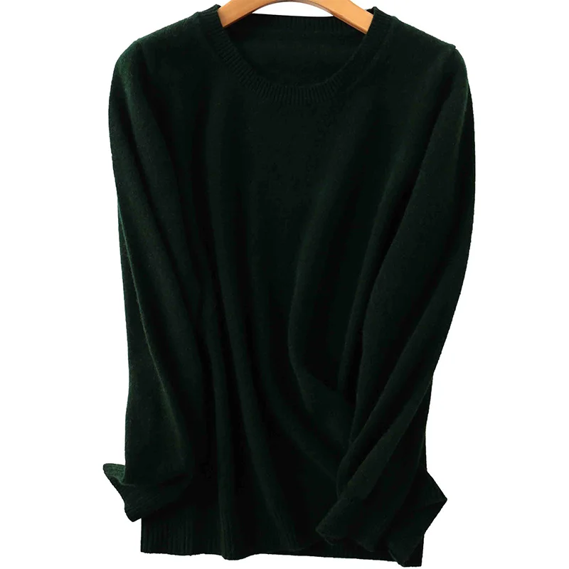 100% Merino Wool Cashmere Sweater Women 2020