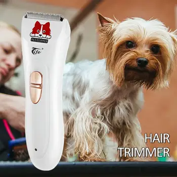 

Dog Hair Clipper Pet Hair Trimmer USB Charging White Fast Security Cat Trim Pets
