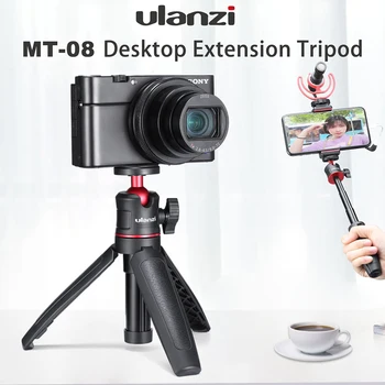 

Ulanzi High Quality DSLR SLR Phone Vlog Extend Tripod 1.5KG Maxload Adjustable Table Tripod
