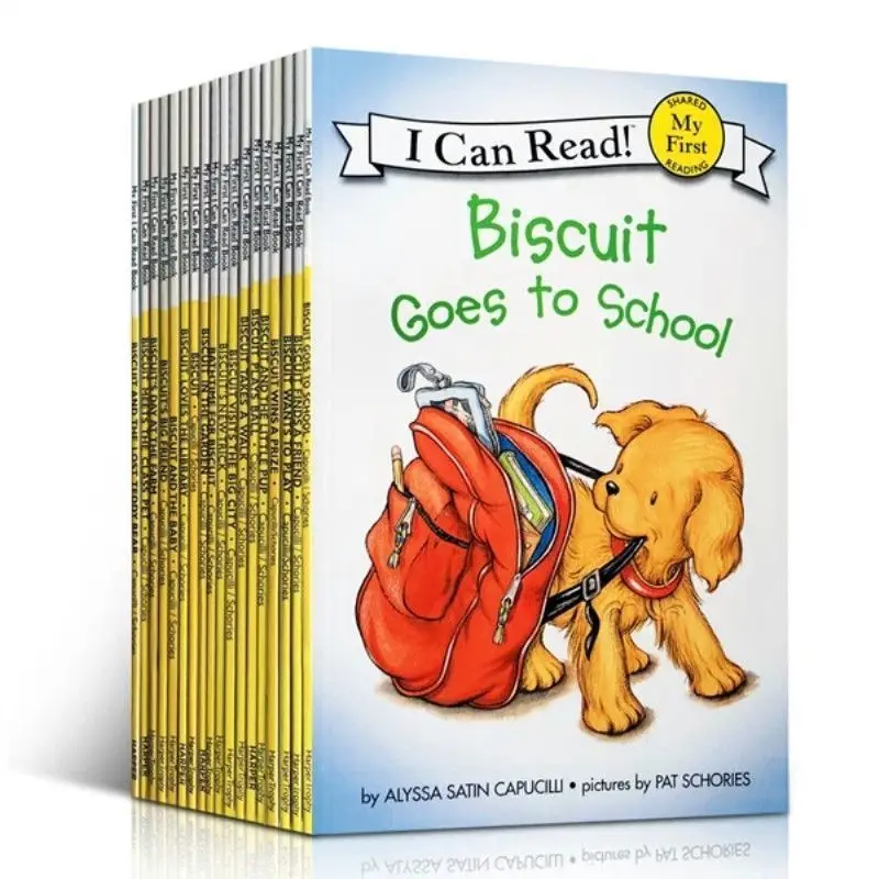

22 Books Biscuit Series Manga Book English Picture Books I Can Read Children Story Book Early Educaction Reading Book for Kids
