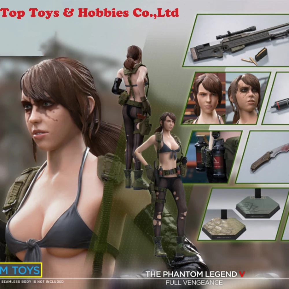 

In stock 1/6 scale LIMTOYS TIIXIJ Guilty butterfly shooter Figure head and clothing weapon model set for S19B Body Collections