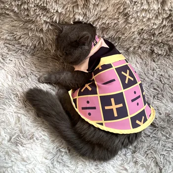 

Anime JoJo's Bizarre Adventure Trish Una Little cat Cosplay Costumes Spring Autumn Little Dog Cute Clothing Pet supplies Gifts