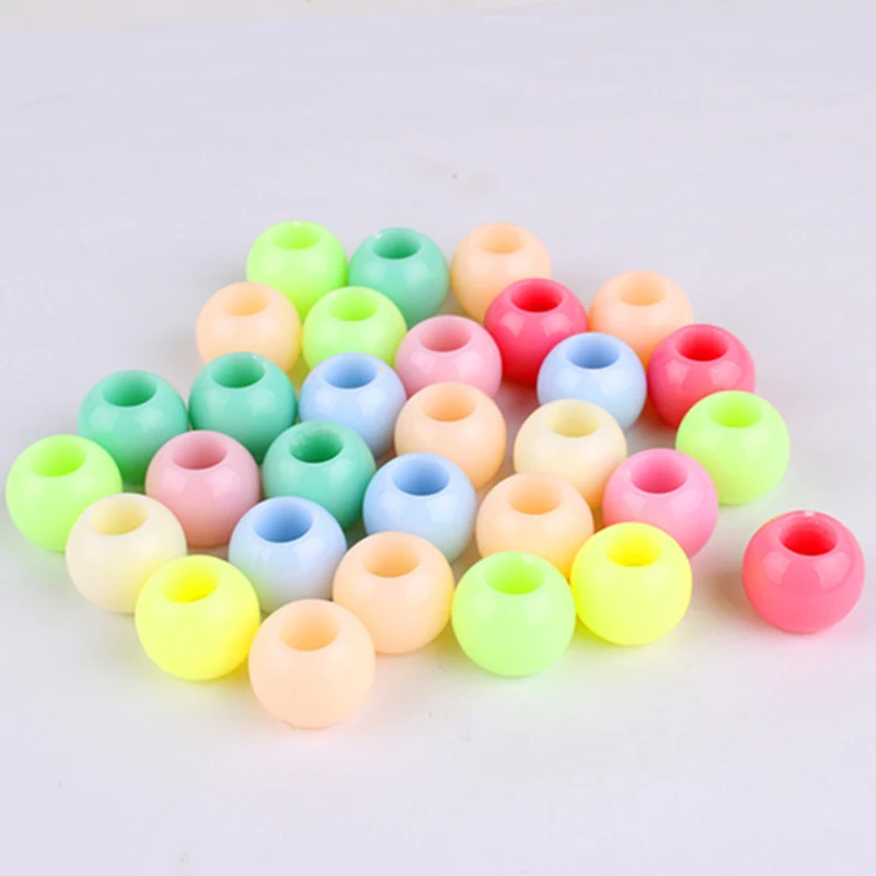 

20pcs Candy Color Crochet kids Child Box Braids hair braid dread dreadlock beads rings tube Braiding Hair Extension Accessories