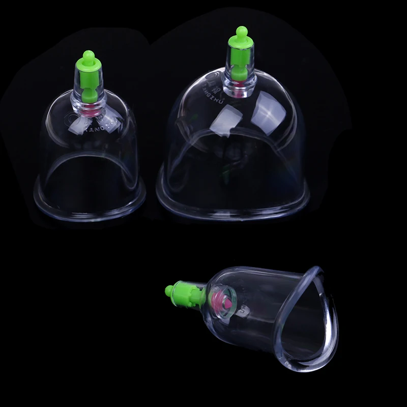 3 Pcs Curved Vacuum C1 Cups Cupping For Joint Suction Chinese Massage Traditional — view 3