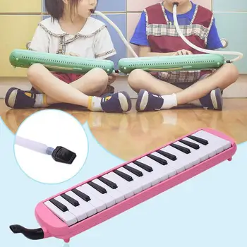 

Melodica Melodica Music Toy Musical Instrument Harmonica 32 Key Gifts Tooth Piano Storage Bag Kids Creative Adults
