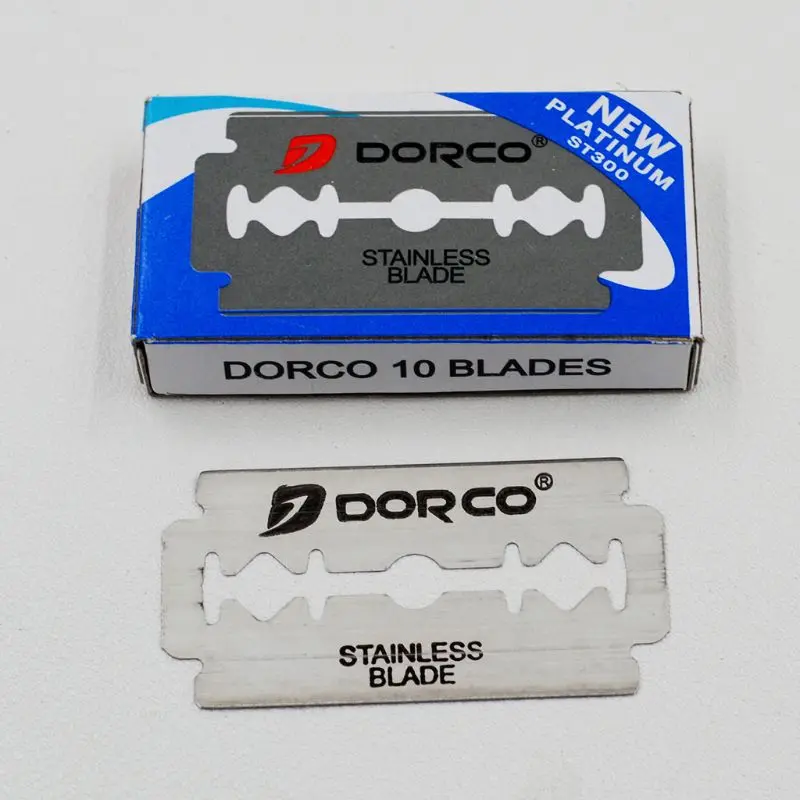 

10 Pcs ST300 Stainless Steel Shaver Blades Men Double Edge Razor Sharp Thin Blade Face Care