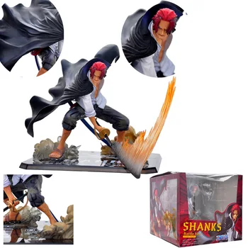 

Cool 7.5" One Piece Yonko "Red-Haired" Shanks Battle Ver. Boxed PVC Action Figure Collection Model Toy