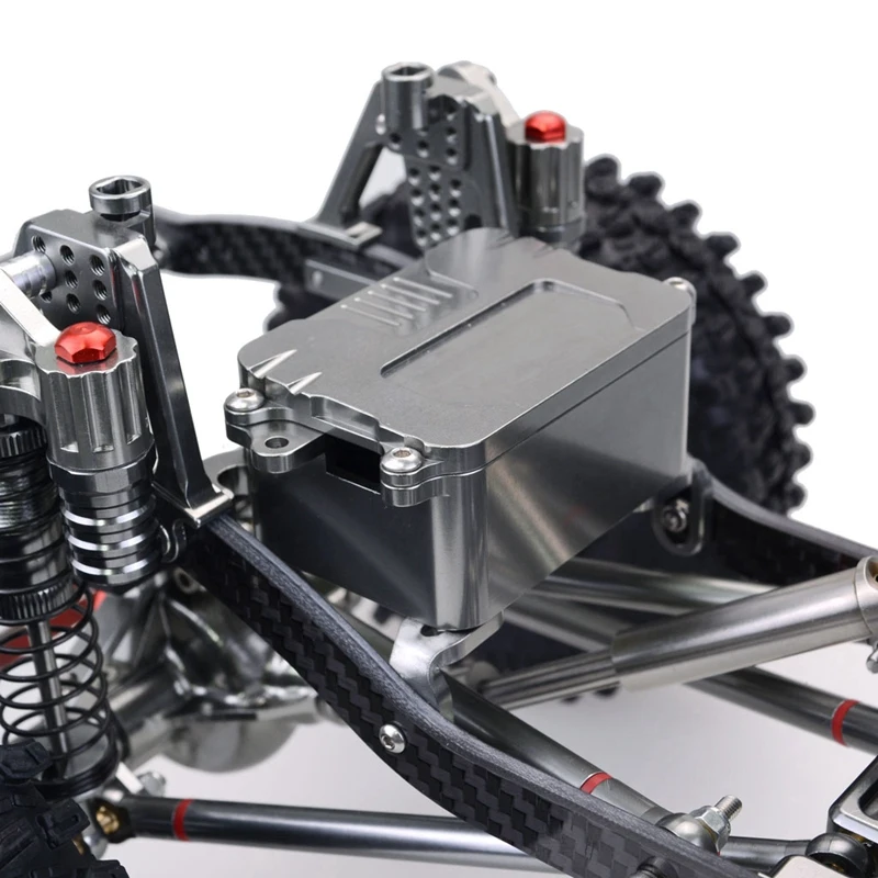 RC гоночный CNC Алюминиевый металлический и карбоновый каркас для радиоуправляемого автомобиля 1/10 осевой SCX10 шасси 313 мм Колесная база радиоуправляемые гусеничные машины запчасти