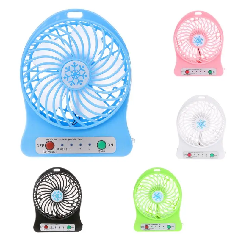 

HOT SALE Portable LED Light Fan Air Cooler Mini Desk USB Fan Third Wind USB Fan