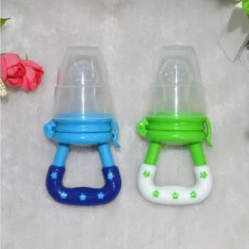 

10pcs color mix Silicone Rubber Baby Pacifiers Food Supplement And Bit Fruits and vegetables Side dish S M L