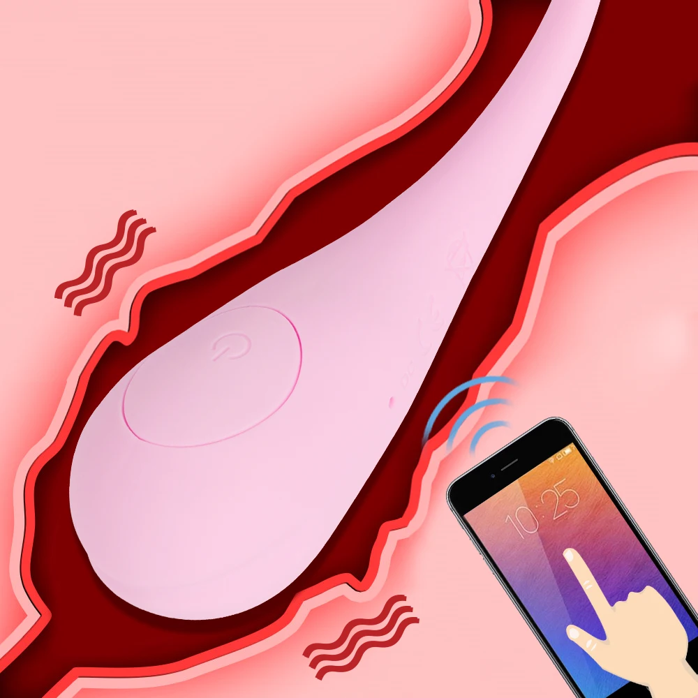 Вибратор с дистанционным управлением через приложение по Bluetooth секс игрушка для