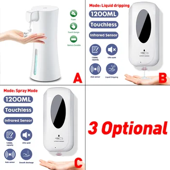 

Xueqin Liquid Soap Dispense Automatic Intelligent Sensor Induction Touchless ABS Hand Washing Dispensers for Kitchen Bathroom