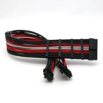 

Custom Sleeved Motherboard Modular 24Pin Power Cable for Cooler Master V850 V1000.